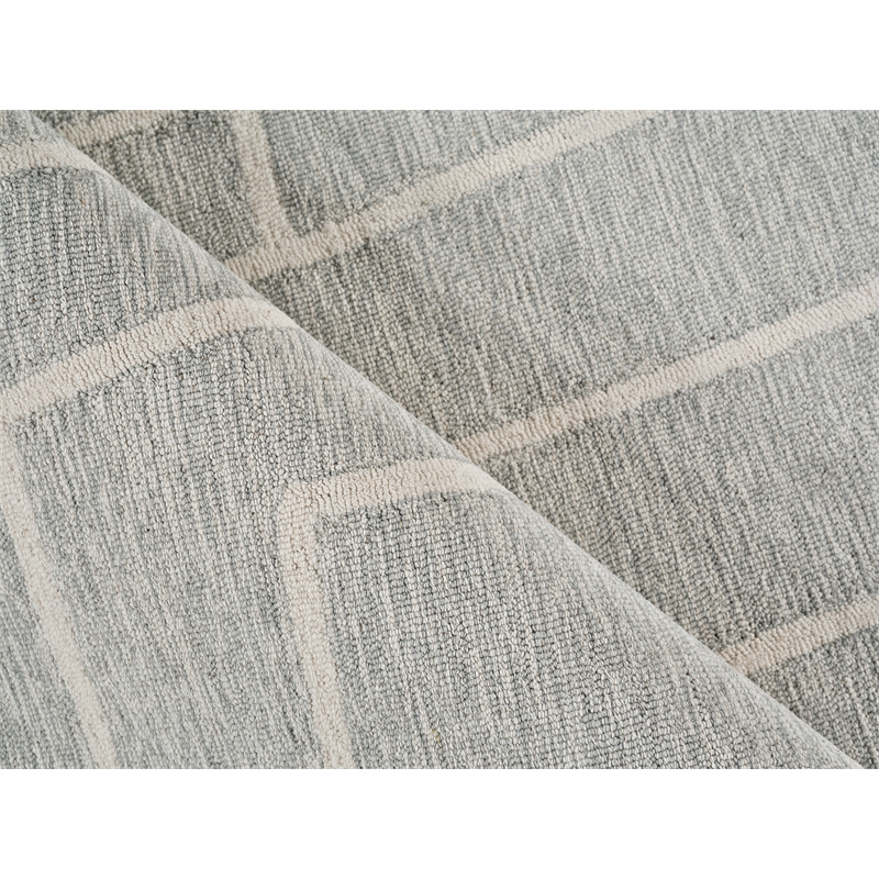 Tangiers Hand-Tufted New Zealand Wool Blue/Ivory 9'x12' Area Rug