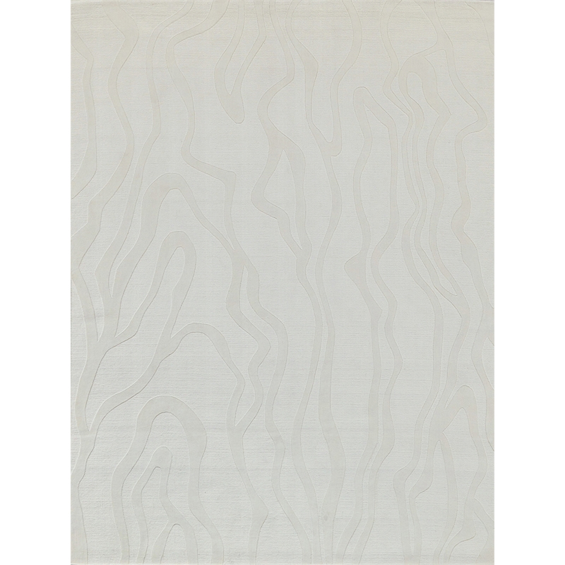 Tempo Handloomed New Zealand Wool Ivory 12'x15' Area Rug
