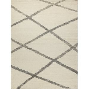 Sunstone Flatweave Wool Ivory/Black 9'x12' Area Rug