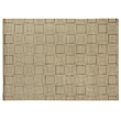 Super Tibetan Hand-Knotted Wool/Bamboo Silk Ivory 6'x9' Area Rug