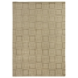 Super Tibetan Hand-Knotted Wool/Bamboo Silk Ivory 6'x9' Area Rug