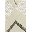 Super Tibetan Hand-Knotted Wool/Bamboo Silk Ivory 8'x10' Area Rug