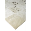 Super Tibetan Hand-Knotted Wool/Bamboo Silk Ivory 8'x10' Area Rug