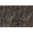 Super Tibetan Hand-Knotted Wool/Bamboo Silk Black/Silver 6'x9' Area Rug