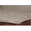 Super Tibetan Hand-Knotted Wool/Bamboo Silk Taupe 9'x12' Area Rug