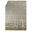 Super Tibetan Hand-Knotted Wool/Bamboo Silk Taupe 9'x12' Area Rug