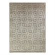 Super Tibetan Hand-Knotted Wool/Bamboo Silk Taupe 9'x12' Area Rug
