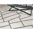 Tangiers Hand-Tufted New Zealand Wool Ivory/Black 6'x9' Area Rug