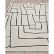 Tangiers Hand-Tufted New Zealand Wool Ivory/Black 9'x12' Area Rug