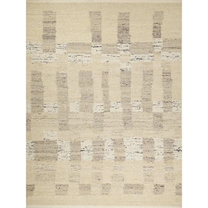 Sunstone Flatweave Wool Beige/Brown 9'x12' Area Rug