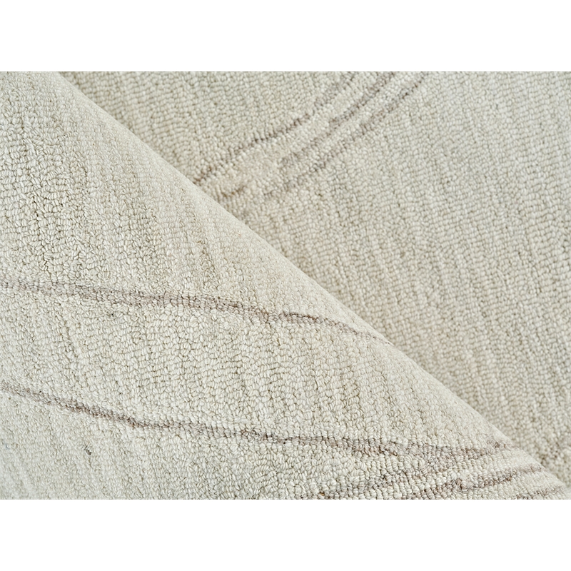 Tangiers Hand-Tufted New Zealand Wool Ivory/Beige 8'x10' Area Rug