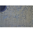Terras Hand-Knotted Wool/Bamboo Silk Gray/Blue 9'x12' Area Rug