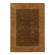 Super Fine Tabriz Hand-Knotted New Zealand Wool Black 15'x20' Area Rug