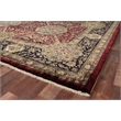 Super Lavar Hand-Knotted New Zealand Wool Maroon 3'x8' Area Rug