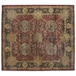 Super Lavar Hand-Knotted New Zealand Wool Maroon 3'x8' Area Rug