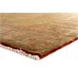 Super Mashad Hand-Knotted New Zealand Wool Light Gold/Gray 2'6