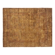 Super Mashad Hand-Knotted New Zealand Wool Light Gold/Gray 2'6