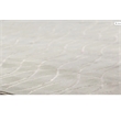 Super Tibetan Hand-Knotted Wool/Bamboo Silk Silver 8'x10' Area Rug