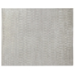 Super Tibetan Hand-Knotted Wool/Bamboo Silk Silver 8'x10' Area Rug