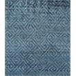 Super Tibetan Hand-Knotted Wool/Bamboo Silk Aqua Blue 12'x15' Area Rug