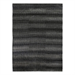 Super Tibetan Hand-Knotted Wool/Bamboo Silk Black/Gray 10'x14' Area Rug