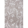 Super Tibetan Hand-Knotted Wool/Bamboo Silk Ivory 13'6