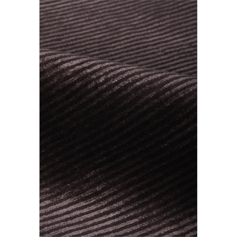 Super Tibetan Hand-Knotted Wool/Bamboo Silk Chocolate 9'x12' Area Rug