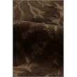 Super Tibetan Hand-Knotted Wool/Bamboo Silk Light Chocolate 6'x9' Area Rug