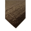 Super Tibetan Hand-Knotted Wool/Bamboo Silk Light Chocolate 6'x9' Area Rug