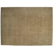Super Tibetan Hand-Knotted Wool/Bamboo Silk Beige 8'x10' Area Rug
