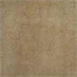 Super Tibetan Hand-Knotted Wool/Bamboo Silk Beige 8'x10' Area Rug