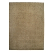 Super Tibetan Hand-Knotted Wool/Bamboo Silk Beige 8'x10' Area Rug