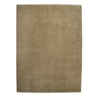 Super Tibetan Hand-Knotted Wool/Bamboo Silk Beige 9'x10' Area Rug