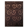 Super Tibetan Hand-Knotted Wool/Bamboo Silk Dark Chocolate 10'x14' Area Rug