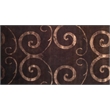 Super Tibetan Hand-Knotted Wool/Bamboo Silk Dark Chocolate 8'x10' Area Rug
