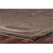 Super Tibetan Hand-Knotted Wool/Bamboo Silk Light Chocolate 9'x12' Area Rug