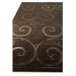 Super Tibetan Hand-Knotted Wool/Bamboo Silk Light Chocolate 9'x12' Area Rug