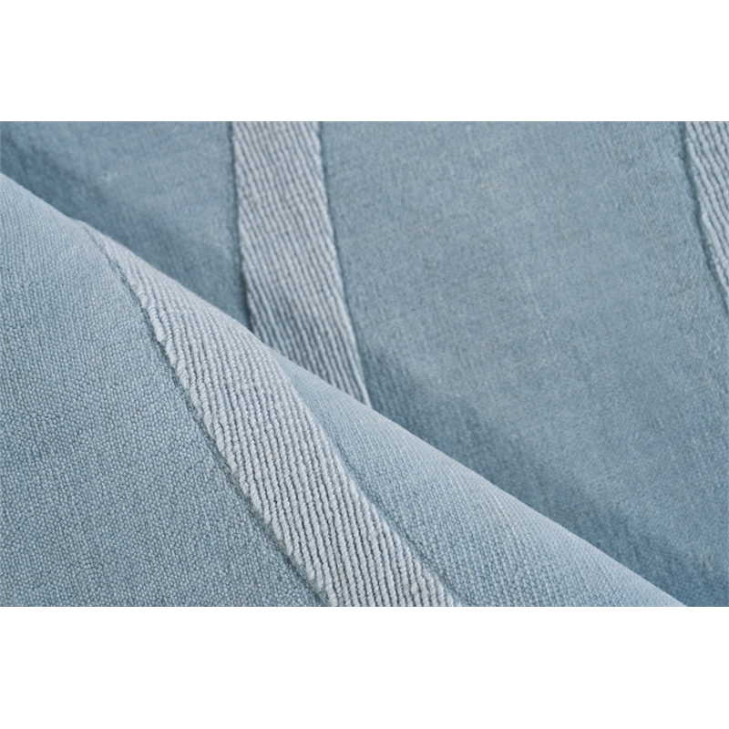 Tempo Handloomed New Zealand Wool Light Blue 14'x18' Area Rug
