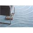 Tempo Handloomed New Zealand Wool Light Blue 8'x10' Area Rug