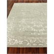 Terras Hand-Knotted Wool/Bamboo Silk Gray/Platinum 14'x18' Area Rug