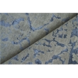 Terras Hand-Knotted Wool/Bamboo Silk Gray/Blue 8'x10' Area Rug