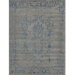 Terras Hand-Knotted Wool/Bamboo Silk Gray/Blue 8'x10' Area Rug