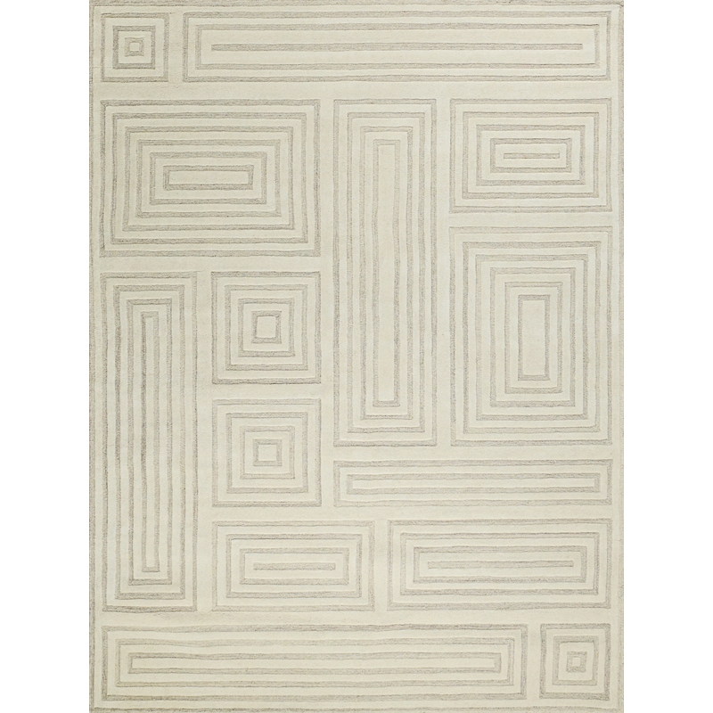 Teton Hand-Tufted New Zealand Wool Cream/Ivory 10'x14' Area Rug