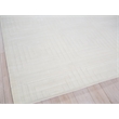 Tovello Modern Handloomed Silky Nylon White 8'x10' Area Rug