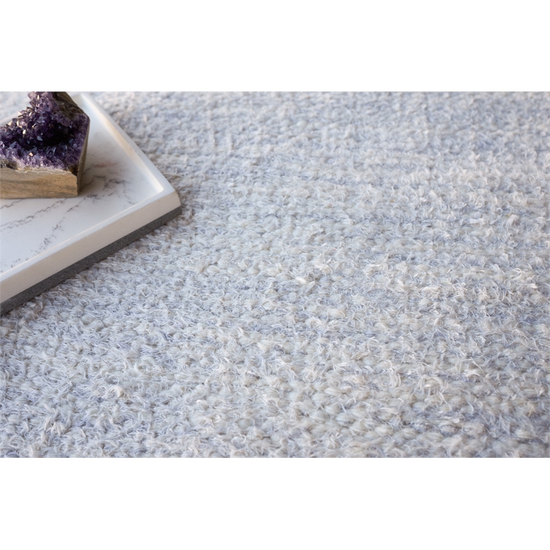 Tranquility Flatweave Wool/Mohair Silver 10'x14' Area Rug