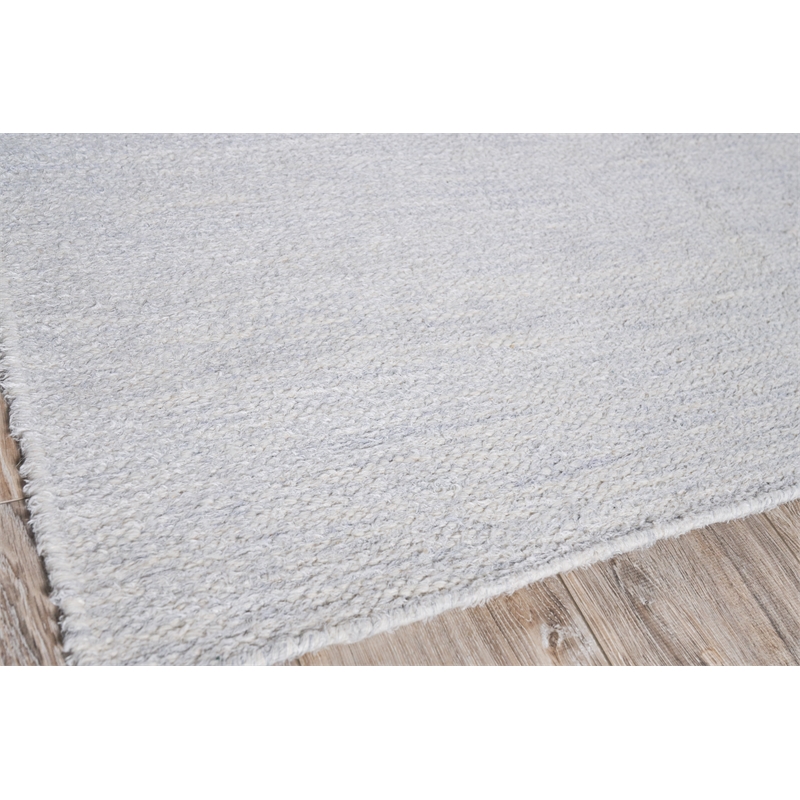 Tranquility Flatweave Wool/Mohair Silver 3'x5' Area Rug