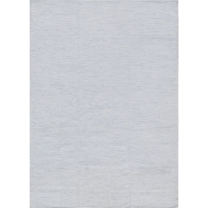 Tranquility Flatweave Wool/Mohair Silver 3'x5' Area Rug
