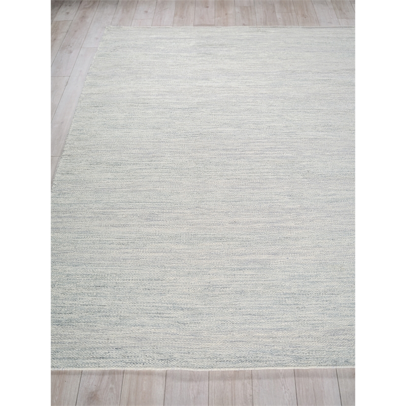 Tranquility Flatweave Wool/Mohair Gray 10'x14' Area Rug