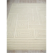 Teton Hand-Tufted New Zealand Wool Cream/Ivory 8'x10' Area Rug