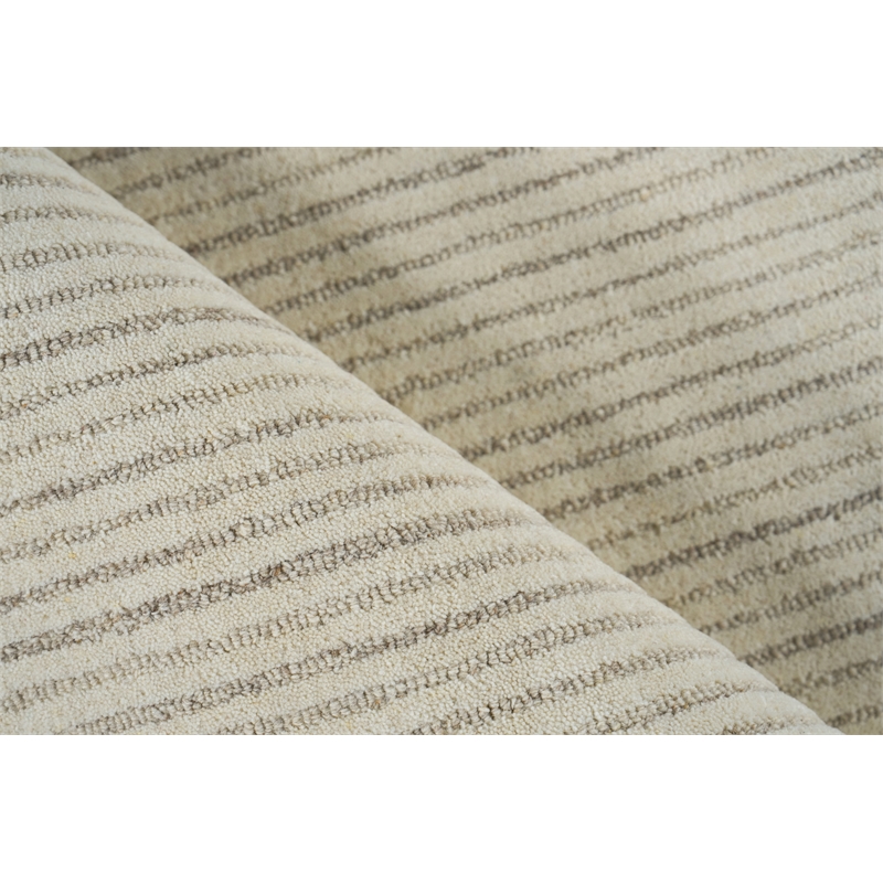 Teton Hand-Tufted New Zealand Wool Beige/Ivory 15'x20' Area Rug
